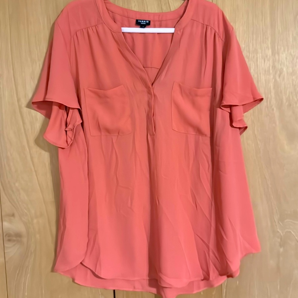 Orange blouse "Harper" from Torrid size 3x